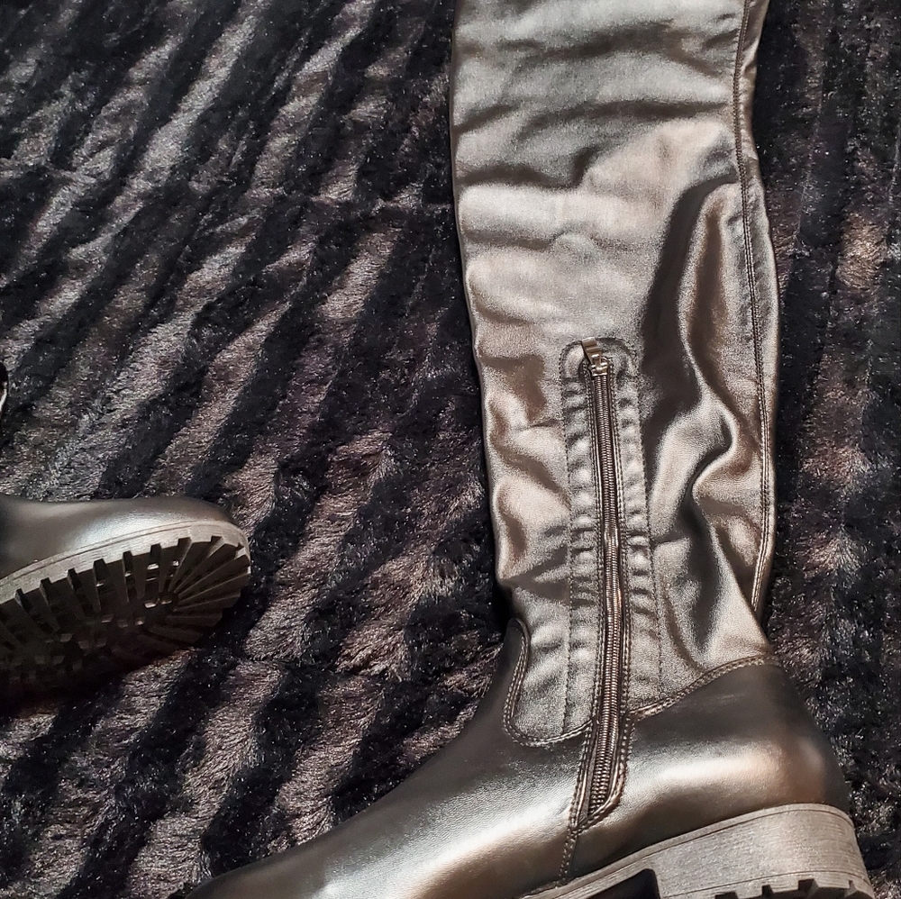 Thigh high boots. Size 10.